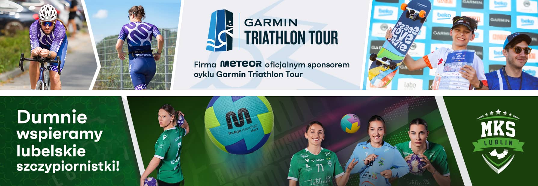 Współprace sponsoringowe z Garmin Triathlon Tour i MKS Lublin