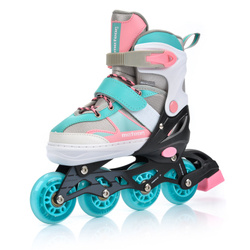 Inline skates Meteor  L 38-41 pink / light blue