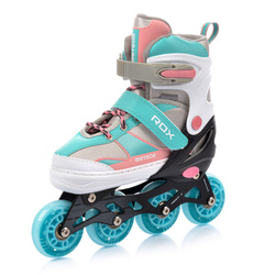 Inline skates Meteor  Rox S 30-33 pink / light blue