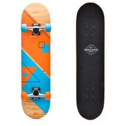 SKATEBOARD METEOR orange/blue