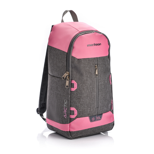 COOLER BACKPACK METEOR ARCTIC 10 L pink/grey melange