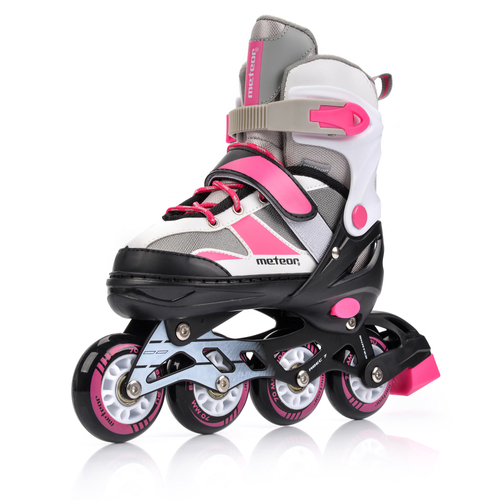 Inline skates Meteor  M 34-37 pink / gray