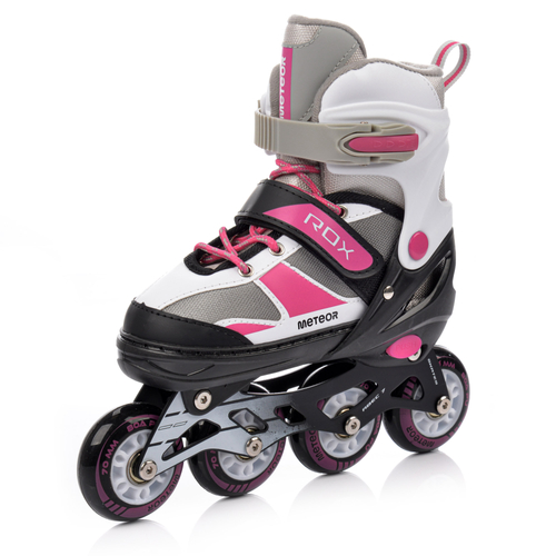 Inline skates Meteor Rox L 38-41 pink / gray