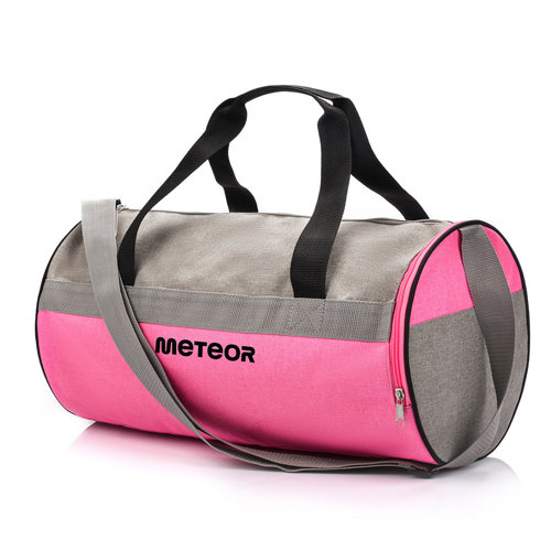 METEOR FITNESS BAG SIGGY 25L gray/pink