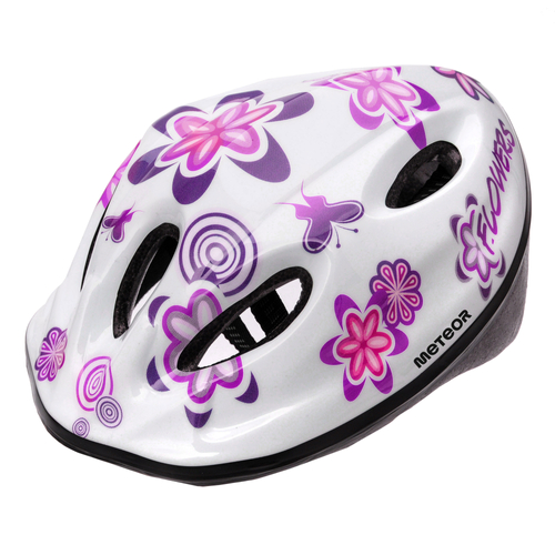 METEOR KIDS BIKE HELMET MV5-2 S 48-52 cm white