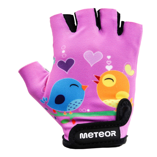 Meteor Kids M Owl cycling gloves