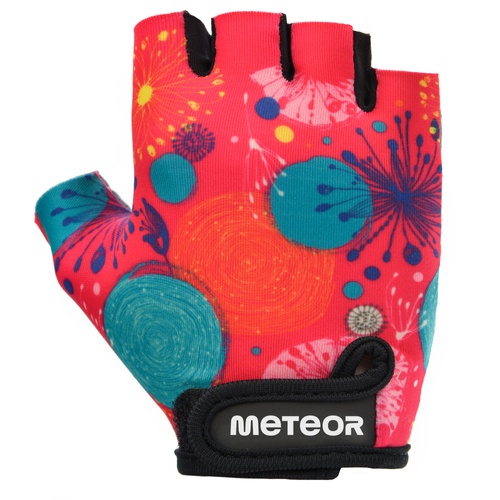 Meteor Kids XS Abstract cycling gloves