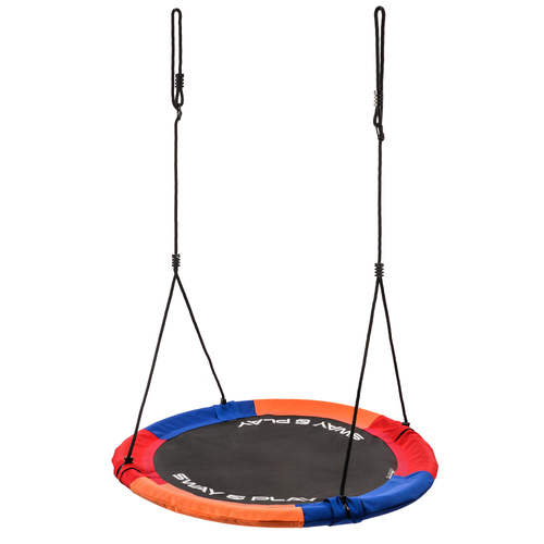 Nest swing Meteor 110 cm red / orange / dark blue