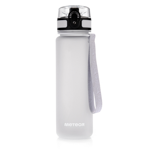 Sports water bottle Meteor 650 ml white