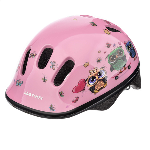 Kask rowerowy Meteor KS06 XS 44-48 cm Little owl