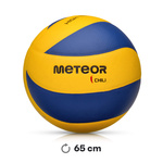 Piłka siatkowa Meteor Chili PU 5 żółty/niebieski