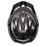 Kask rowerowy Meteor Gruver S 52-56 cm czarny/zielony