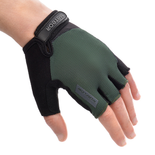 Rękawiczki rowerowe Meteor MX52 XL czarny/zielony