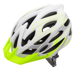 Kask rowerowy Meteor Gruver S 52-56 cm biały/zielony