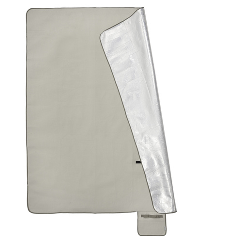 Koc piknikowy Meteor XL 175x200 cm szaro-beżowy