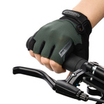Rękawiczki rowerowe Meteor MX52 XL czarny/zielony