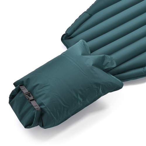Materac nadmuchiwany panelowy  Meteor 2w1 (pompka+drybag) 190×56×5,5 cm morski