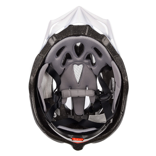 Kask rowerowy Meteor MV29 Drizzle L 58-61 cm biały/szary/miętowy