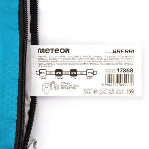 Śpiwór Meteor Safari L niebieski