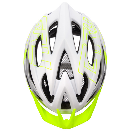 Kask rowerowy Meteor Gruver S 52-56 cm biały/zielony
