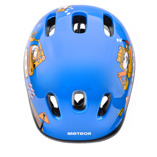 Kask rowerowy Meteor KS06 S 48-52 cm Teddy builder