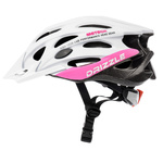 Kask rowerowy Meteor MV29 Drizzle M 55-58 cm biały/różowy