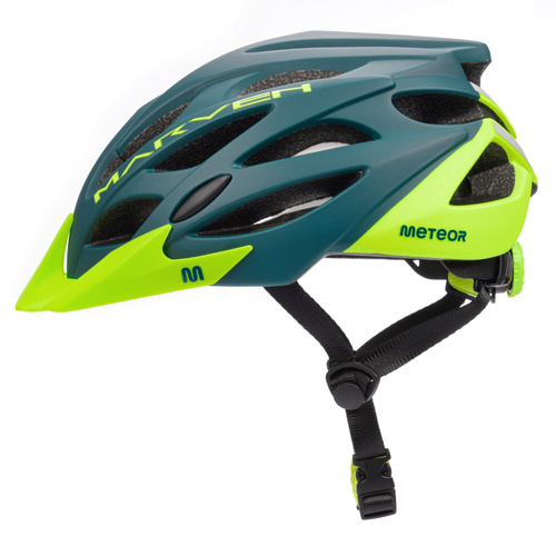 Kask rowerowy Meteor Marven S 52-56 cm zielony/ciemnozielony