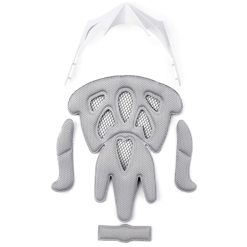 Kask rowerowy Meteor MV29 Drizzle L 58-61 cm biały/szary/miętowy