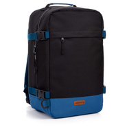 Plecak kabinowy Meteor Hermod 20 l czarny/niebieski