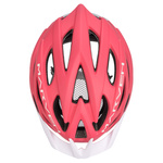 Kask rowerowy Meteor Marven M 55-58 cm koralowy /biały