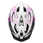 Kask rowerowy Meteor Gruver S 52-56 cm biały/szary/różowy