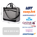Torba Meteor Arwan 44 l szary melanż