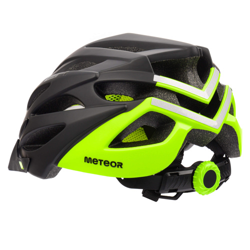 Kask rowerowy Meteor Marven L 58-61 cm czarny/zielony