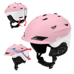 Kask narciarski Meteor Montara L 58-61 cm biały/różowy