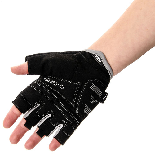 Rękawiczki rowerowe Meteor Gel GX21 S czarny/szary