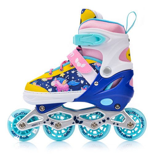 Rolki Meteor 4w1  Unicorn M 34-37