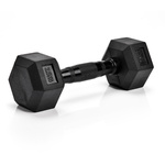 Hantel heksagonalny gumowany Meteor 2.5kg