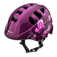 Kask rowerowy Meteor KS08 S 48-52 cm pink butterflies