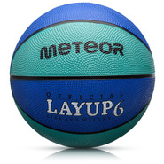 Piłka koszykowa Meteor Layup 6 niebieski