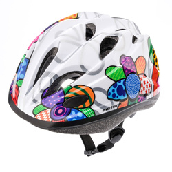 Kask rowerowy Meteor KS07 S 48-52 cm Colourful flowers