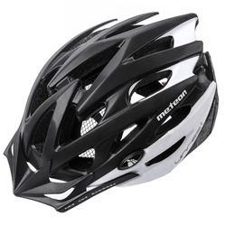 Kask rowerowy Meteor MV29 Unrest L 58-61 cm czarny/biały