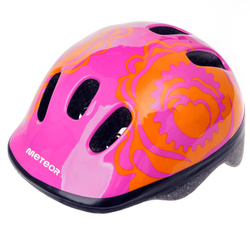 Kask rowerowy Meteor MV6-2 S 48-52 cm  Big Flower