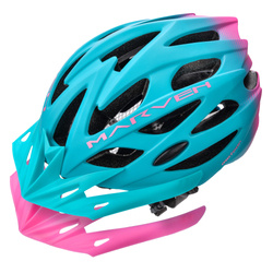 Kask rowerowy Meteor Marven 2 S 52-56 cm niebieski/różowy