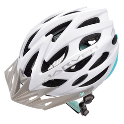 Kask rowerowy Meteor Marven L 58-61 cm biały/miętowy