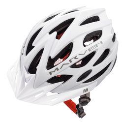 Kask rowerowy Meteor Marven L 58-61 cm biały/szary