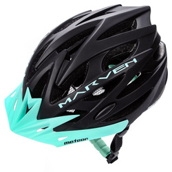 Kask rowerowy Meteor Marven L 58-61 cm czarny/miętowy