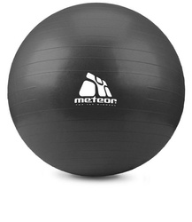 Piłka fitness z pompką Meteor 75 cm czarny