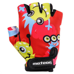 Rękawiczki rowerowe Meteor Kids XS Monsters