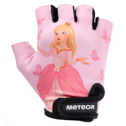 Rękawiczki rowerowe Meteor Kids XS Princess