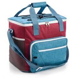 Torba termiczna Meteor Frosty 30 l niebieski/czerwony